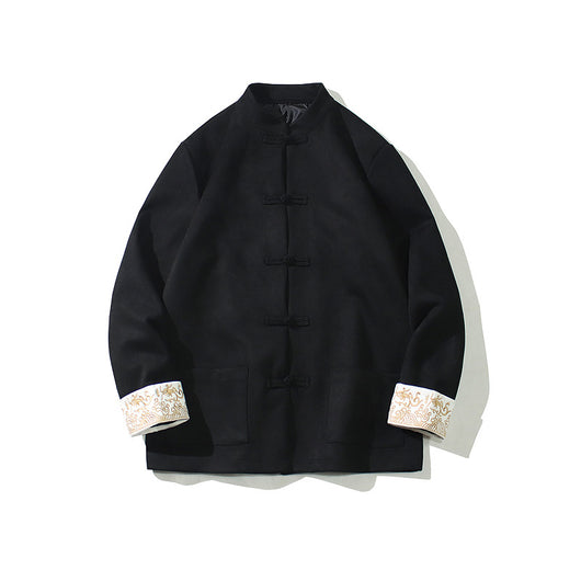 Chaqueta Hanfu Buddha Estilo Chino Retro para Hombre - Image 29