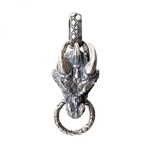 Colgante Dragón Azul Punk en Plata de Ley S925 - Image 6