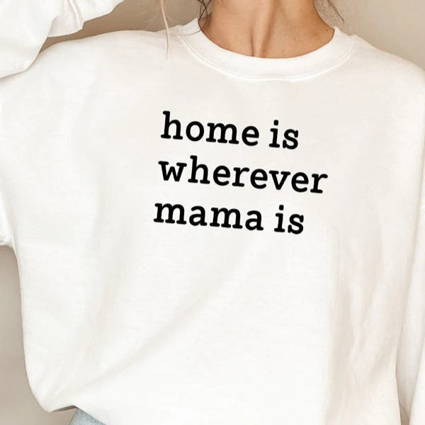 Sudadera de Cuello Redondo con Rayas para Mujer
