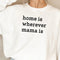 Sudadera de Cuello Redondo con Rayas para Mujer