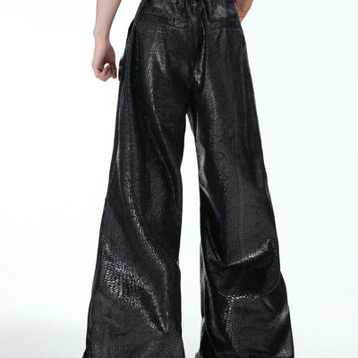Pantalones Rectos Casuales de Textura Pesada - Corte Suelto y Cómodo - Image 14