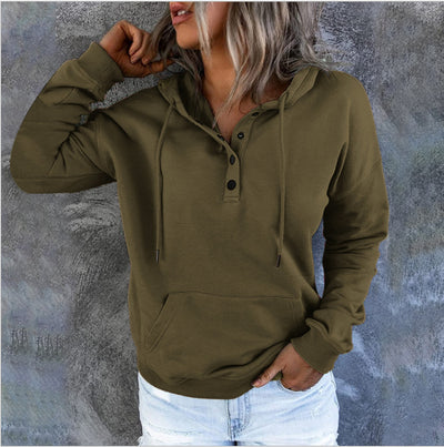 Suéter Hoodie con Ojetes Frontales para Mujer - Image 8
