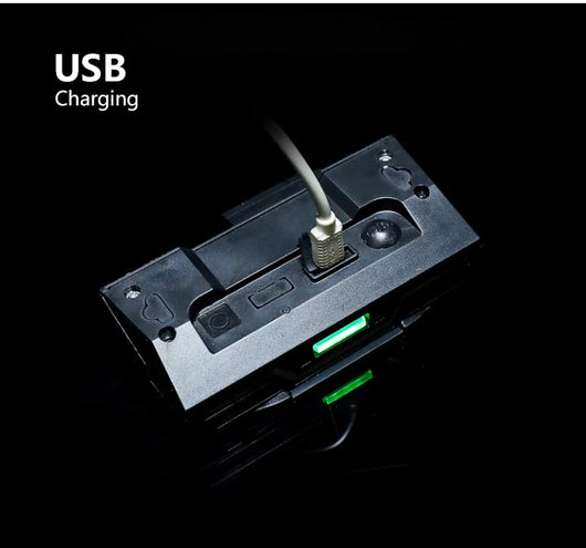 Luz Trasera para Bicicleta USB Recargable - 3 Colores - Image 12