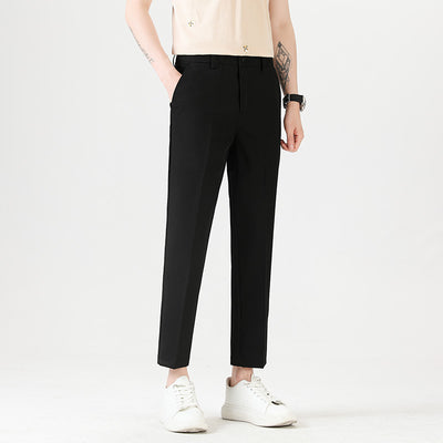 Pantalones Casuales Elásticos Slim Fit Lujo Ligero para Hombre - Image 10