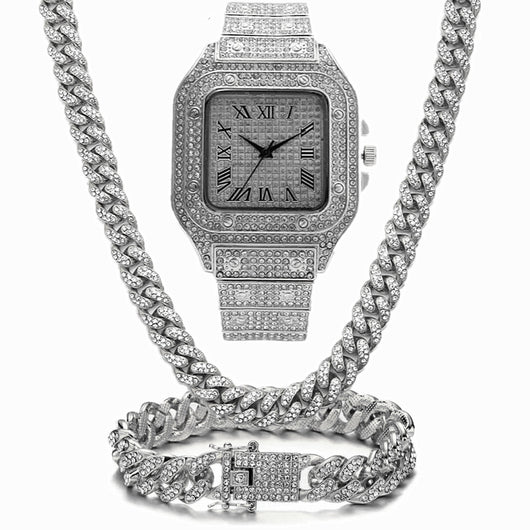 Set de 3 Relojes de Cuarzo Elegancia Romana - Image 3