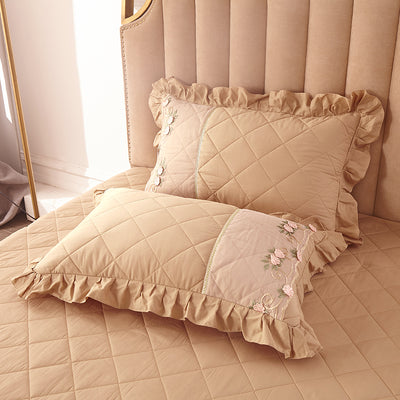 Funda de Almohada de Algodón Puro con Encaje Elegante - Image 16