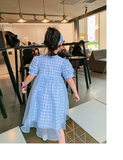 Vestido de Gasa para Niña - Falda Princesa Elegante - Image 5