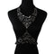 High-end Luxury Diamond Exquisite Rhinestone All-match Necklace Gray
