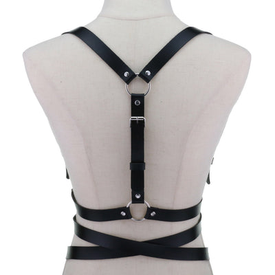 Chaleco de Cuero PU Elástico con Costura Decorativa para Mujer - Image 7