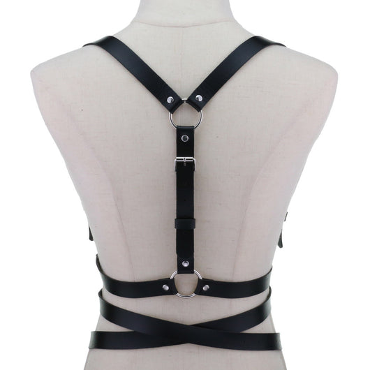Chaleco de Cuero PU Elástico con Costura Decorativa para Mujer - Image 7