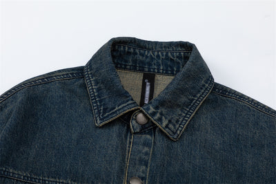 Chaqueta Camiseta con Bolsillo Personalizado y Diseño Barba de Gato Deshilachado - Image 13