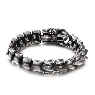 Pulsera de Titanio Estilo Punk Domineante para Hombre - Image 8