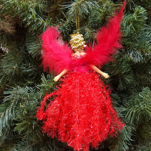 Adorable Ángel Peluche Navideño con Colgante para Niños - Image 7