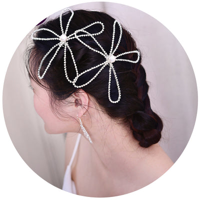 Tiara Nupcial de Cristal con Peine Elegante para Novia - Image 4