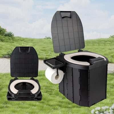 Silla Cómoda Portátil Plegable con Cubierta PU