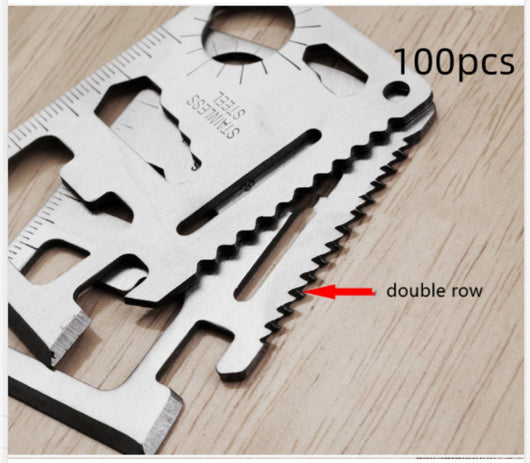 Tarjeta Herramienta Multiusos Táctica para Camping y Supervivencia - Image 8