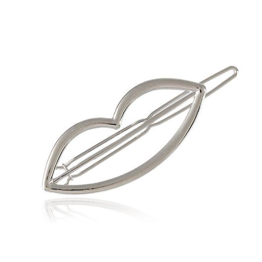 Clip de Cabello Geométrico Triangular de Metal con Motivo Luna - Image 14