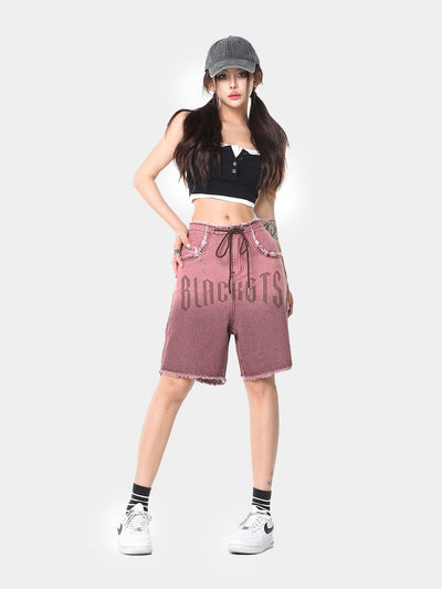 Shorts de Mezclilla Degradado Lavado para Hombre - Perfecto para Verano - Image 7