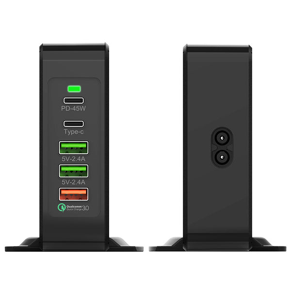 Cargador Universal 75W Multi-Puerto de Alta Velocidad