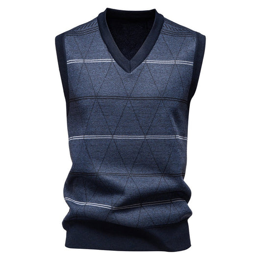 Chaleco Pullover Acolchado para Papá - Diseño Diamante Cálido - Image 10