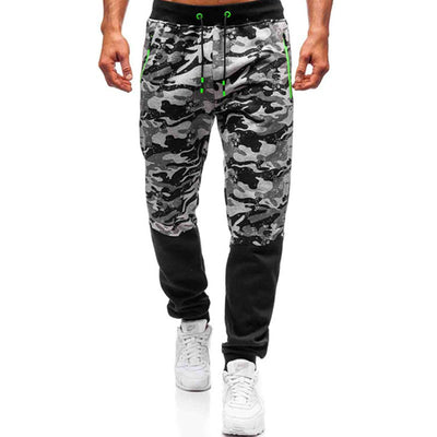 Pantalones Slim Fit Camuflado con Cordones para Hombre - Image 9