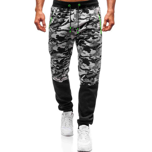 Pantalones Slim Fit Camuflado con Cordones para Hombre - Image 9