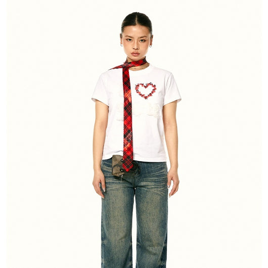 Blusa Casual de Algodón con Bordado de Amor - Image 13