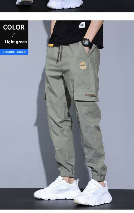 Pantalones Harem Deportivos Sueltos para Hombre - Cintura Ajustable Tendencia - Image 13