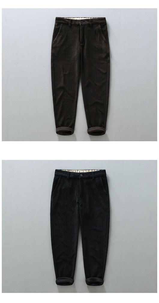 Pantalones de Pana Retro Slim Fit Hombre - Image 17