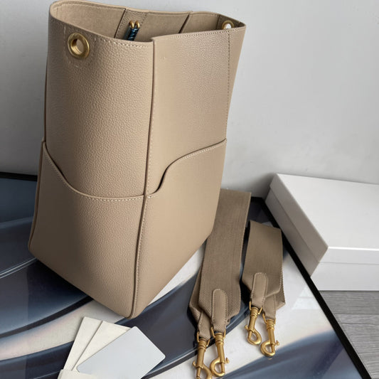 Bolso Bandolera Portátil de Cuero Genuino para Mujer - Image 2