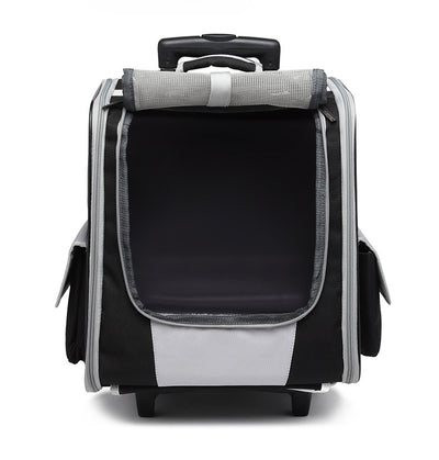 Mochila Transportadora Respirable para Mascotas con Ruedas - Image 22