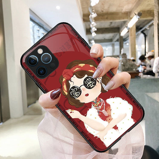 Funda de Vidrio Templado con Diseño Pintado para Smartphone - Image 8