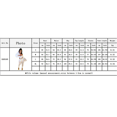 Conjunto Elegante para Mujer con Blusa Campesina y Pantalón Plisado - Image 5