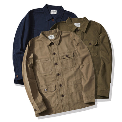 Chaqueta de Trabajo Francesa Multipocket para Hombre - Image 23
