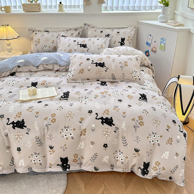 Sábanas de Algodón Puro Minimalistas para Cama - Image 9