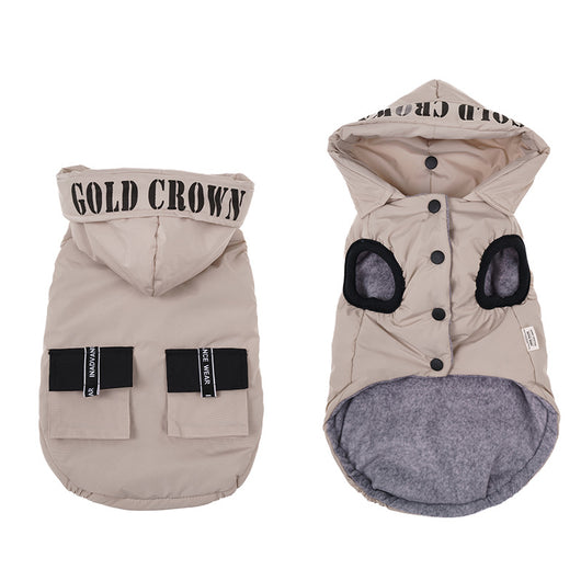 Abrigo Térmico con Capucha para Mascotas - Diseño Acolchado Invierno - Image 7