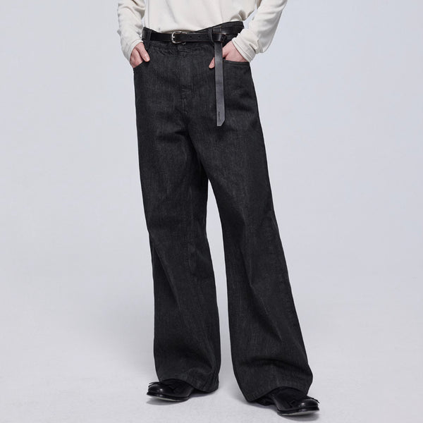 Jeans Rojo Intenso Tipo A para Hombre