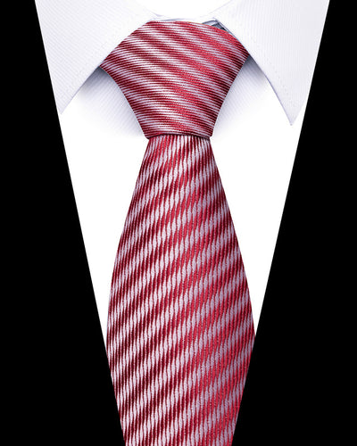 Corbata Ejecutiva a Rayas 8cm - Elegancia Profesional - Image 71
