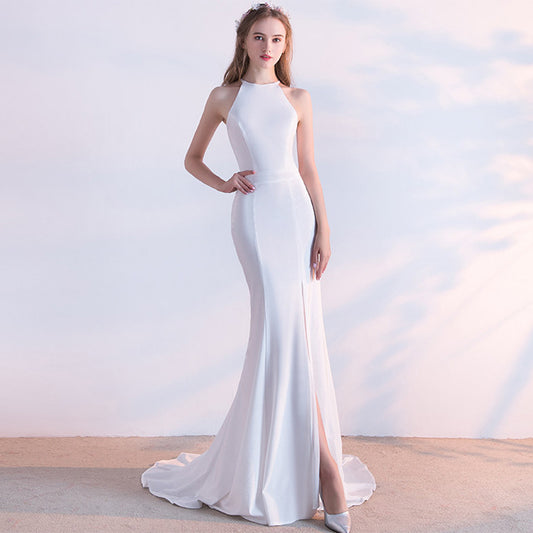 Vestido Largo Slim Elegante para Mujer