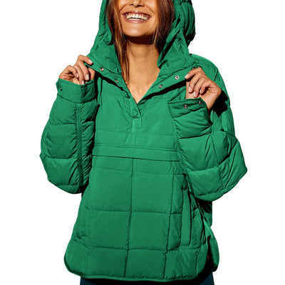 Abrigo de Algodón con Capucha para Mujer - Image 12