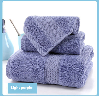 Juego de 3 Piezas Toallas de Algodón Pima con Pañuelo Jacquard Absorbente - Image 40
