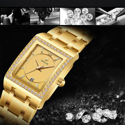 Reloj Mujer Acero Inoxidable Resistente al Agua con Cristal Diamante - Image 17