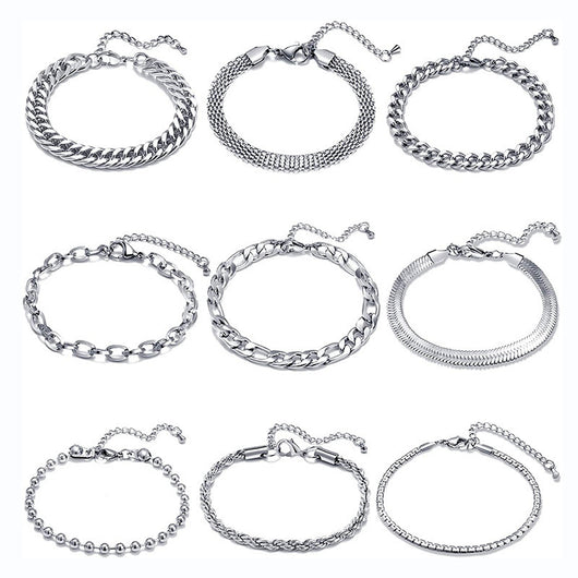 Pulsera de Acero Titanio Minimalista para Hombre - Diseño Retro Artístico - Image 12