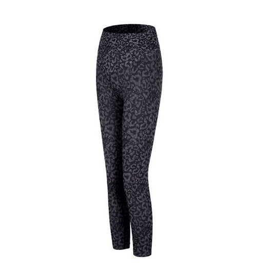 Pantalones Yoga Mujer Estampado Leopardo Cintura Alta Secado Rápido Ajuste Cadera Melocotón - Image 2
