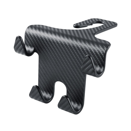 Soporte Multifunción de Fibra de Carbono para Smartphone - Gancho Organizador de Asiento Trasero - Image 2