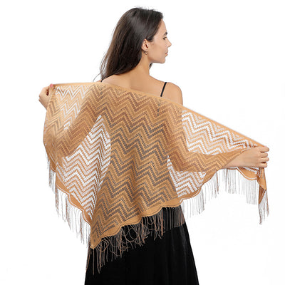 Vestido de Noche con Capa de Encaje y Escote Triangular - Image 18