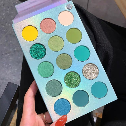 Paleta de Sombras Giratorias 60 Colores Mate Perlado y Glitter
