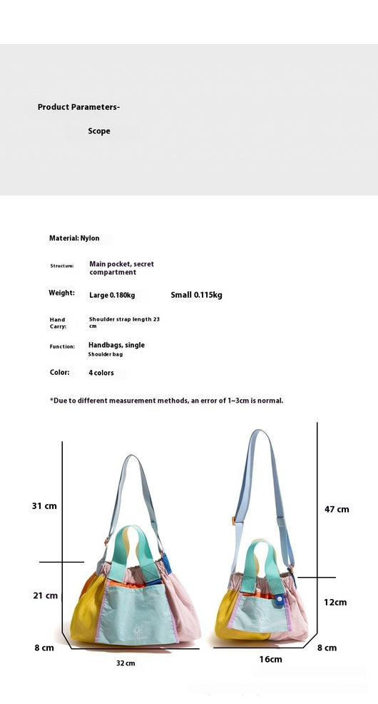 Bolsa Plegable para Dumplings con Diseño de Combinación de Colores - Image 18