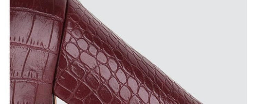 Botas Altas de Tacón Grueso Punta Afilada con Estampado de Serpiente para Mujer - Image 9