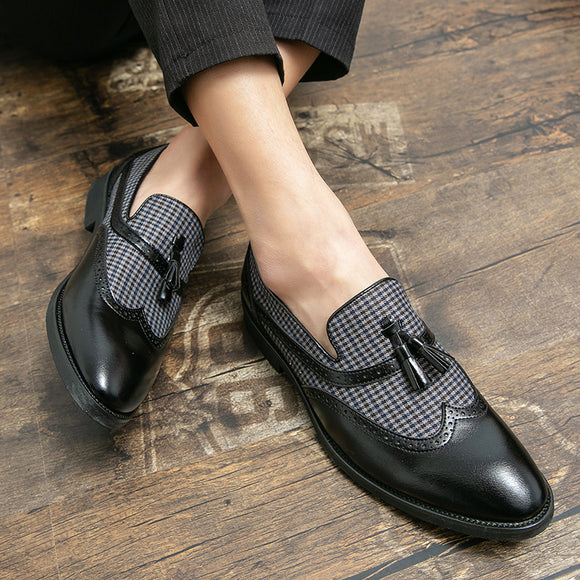 Zapatos de Cuero Estilo Británico para Hombre - Elegancia Ejecutiva